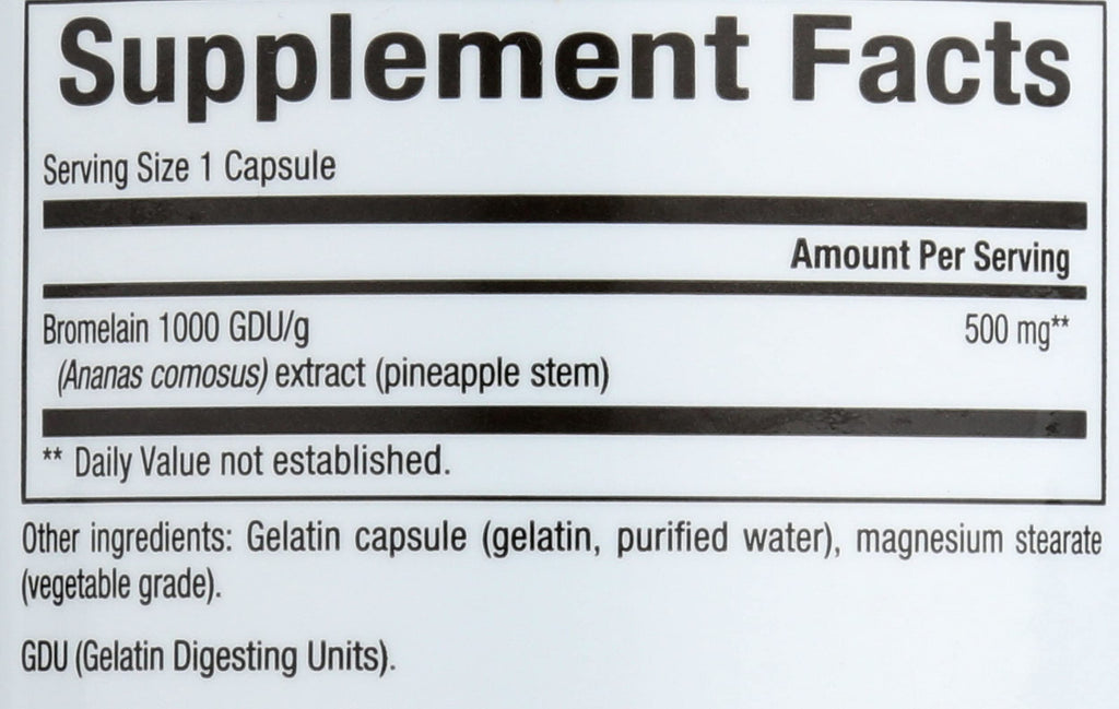 Natural Factors Bromelain 500 mg 90 caps