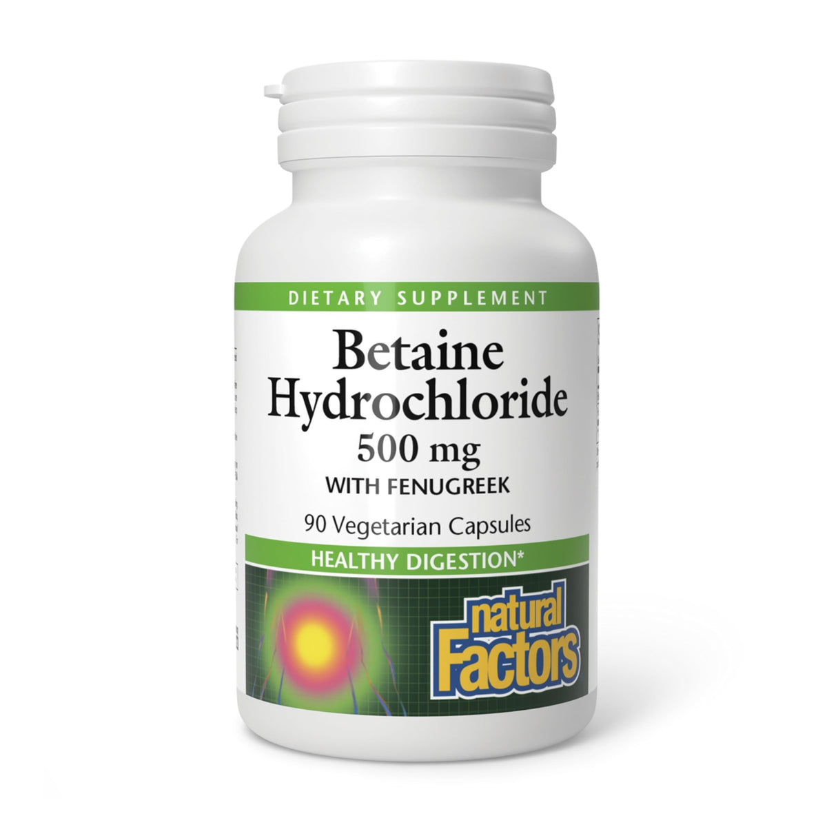 Natural Factors - Betaine Hydrochloride with Fenugreek, 90 v-caps