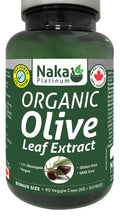 Naka Platinum Organic Olive Leaf Extract, 20% Oleuropein, Made in Canada