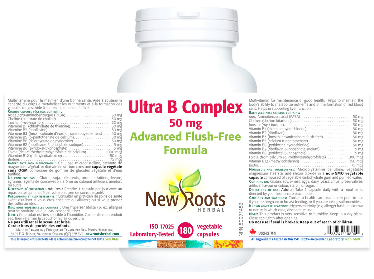 New Roots Herbal - Ultra B Complex 50 mg