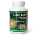 Natural Factors Gluten Relief Digestive Enzyme, Enzyme Complex with Bromelain for Supporting Digestion of Gluten & Dairy Products, Relieves Gas & Bloating, Vegetarian, Non-GMO, Proudly Canadian