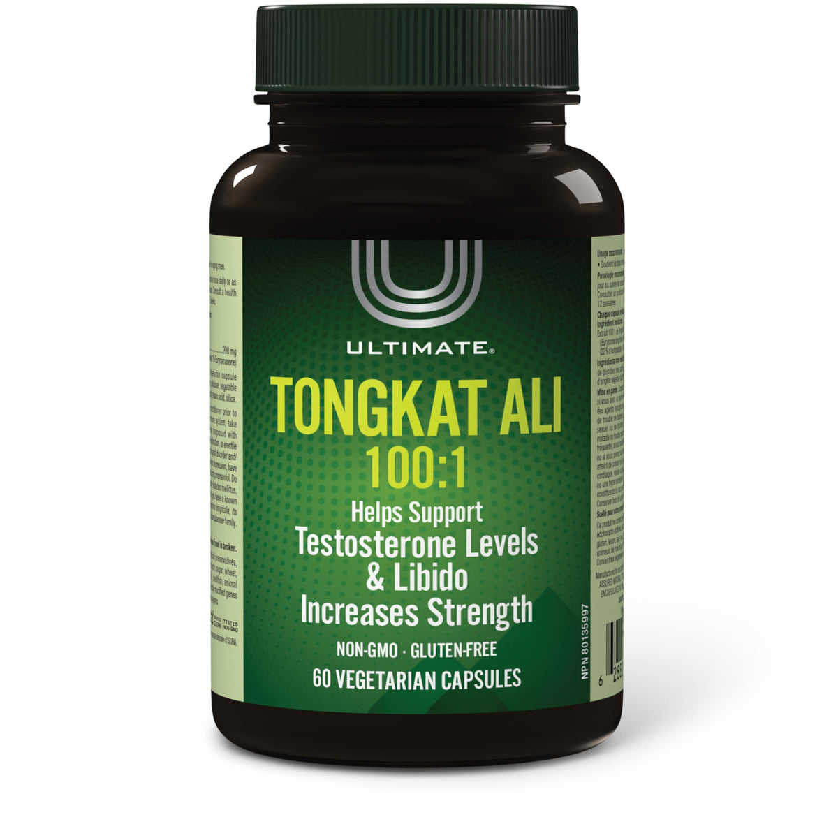 Ultimate Tongkat Ali 100:1 Extract = 20,000 mg, 60 Vegetarian Capsules