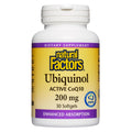Ubiquinol QH with Active Coq10, 200 mg, 30 Softgels by Natural Factors (Pack of 1)