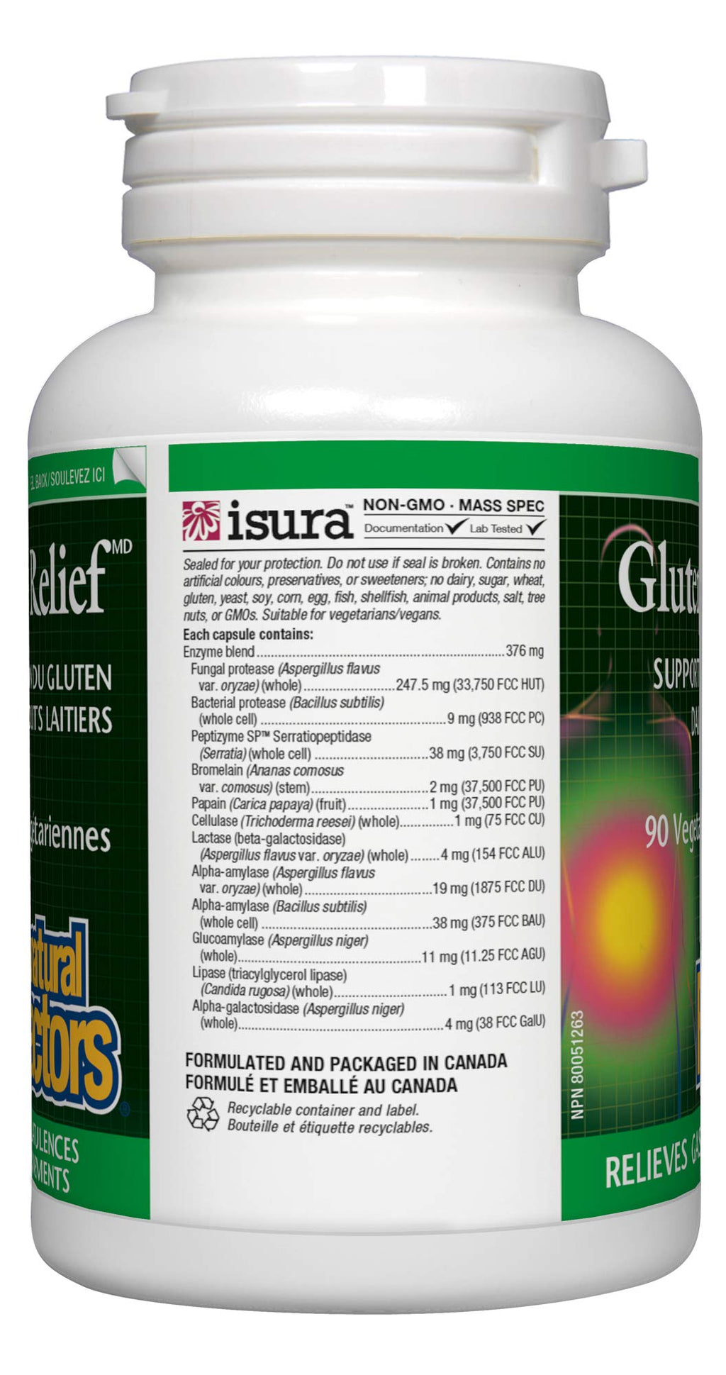 Gluten Relief (90Capsules) Brand: Natural Factors