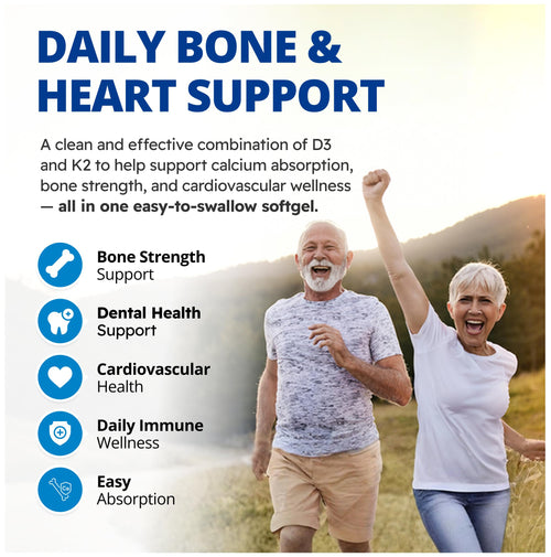 CanPrev D3 & K2 - Organic Coconut Oil l Helps Build And Maintain Bone Health l With Vitamin D3 & K2