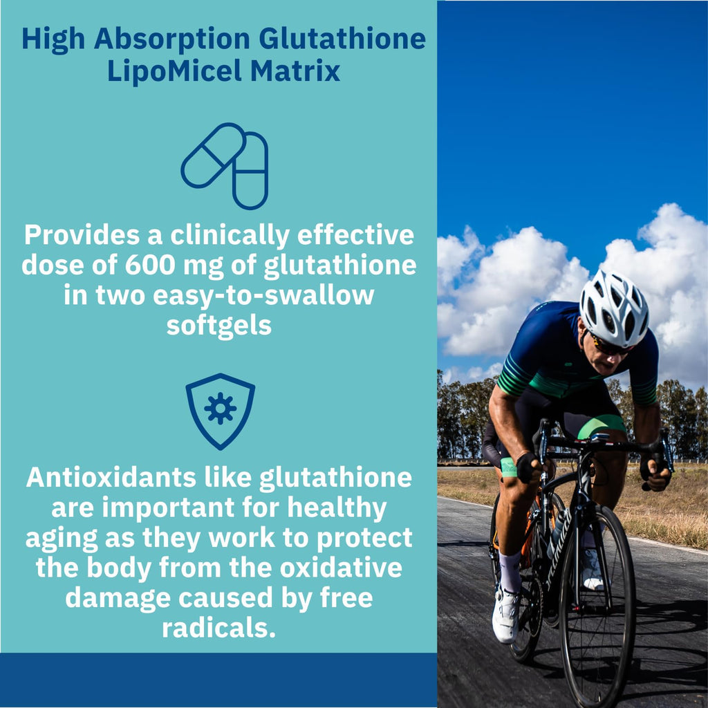 Natural Factors Glutathione Supplements LipoMicel Matrix, 300mg 90 Softgels