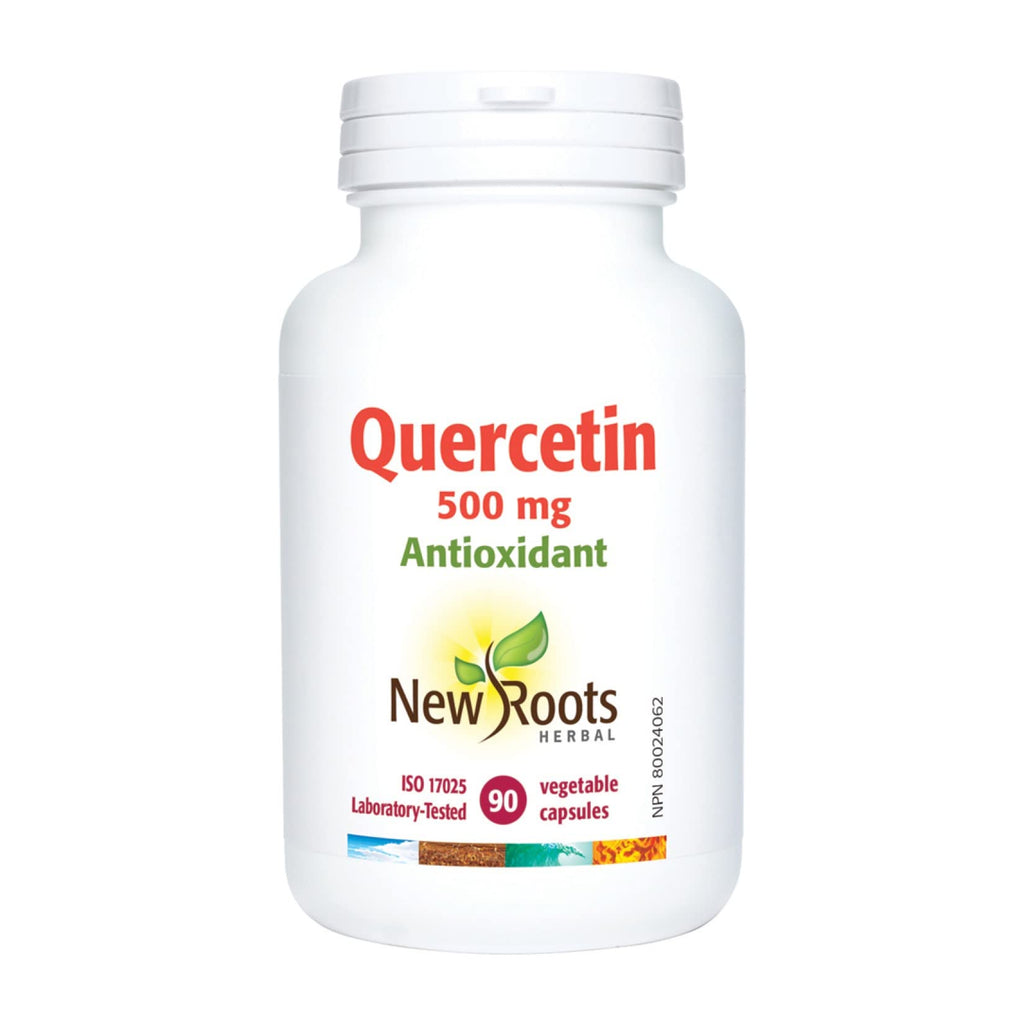 New Roots Herbal - Quercetin Capsules - Plant-Sourced Antioxidant - Maintain Optimal Health, Protects Capillaries, Blood Vessel Support & Circulation - Gluten-Free & Non-GMO