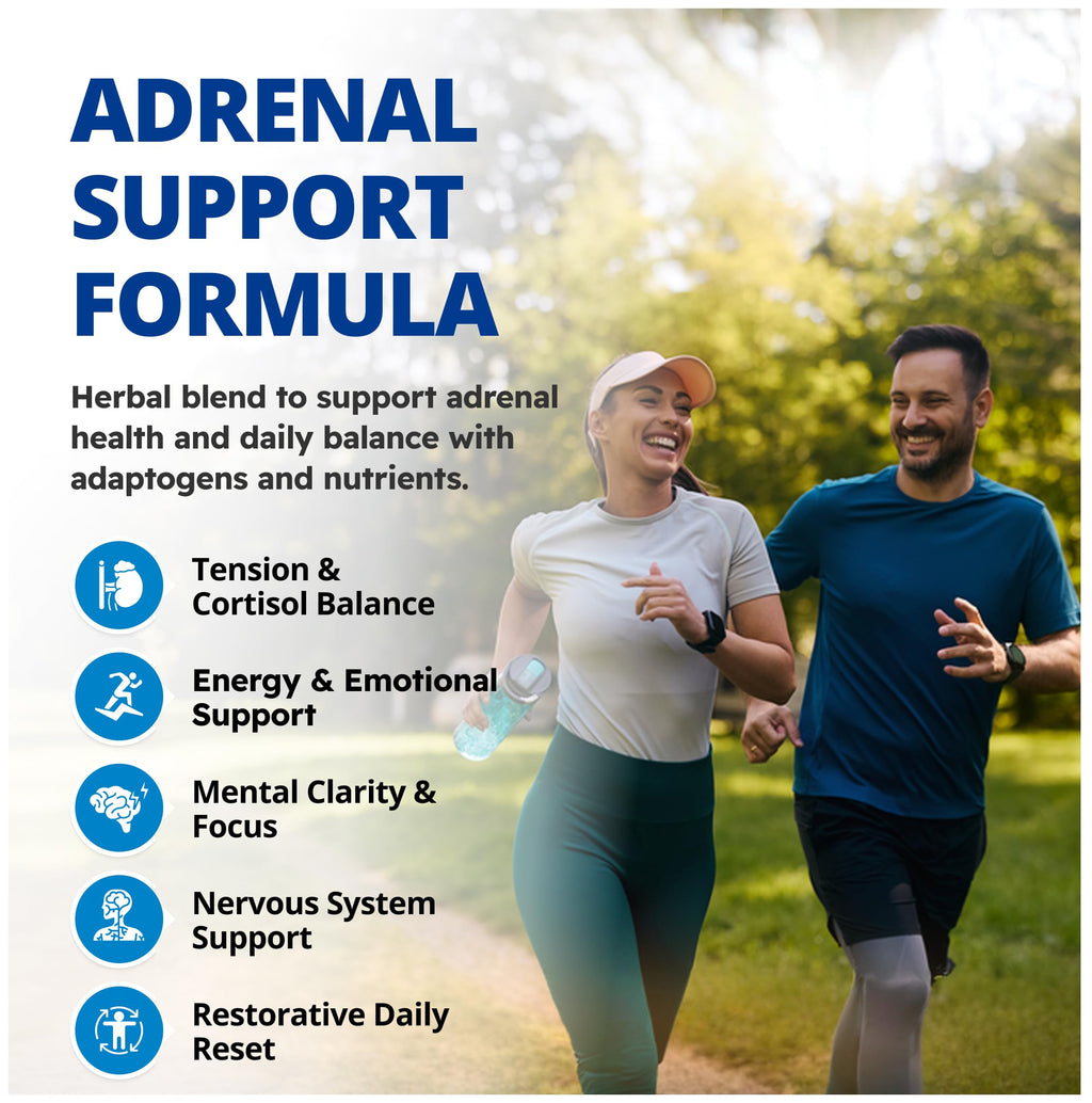CanPrev Adrenal-Pro Recharge Yourself, 120 Vegan V-Caps with Siberian Ginseng, 30-Day Supply with Ashwagandha, Astragalus, L-Tyrosine, B5 & B6 - Supports Energy Levels, Physical and Mental Vitality
