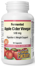 Natural Factors Apple Cider Vinegar - 90 capsules