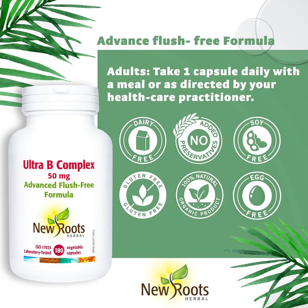 New Roots Herbal - Ultra B Complex 50 mg
